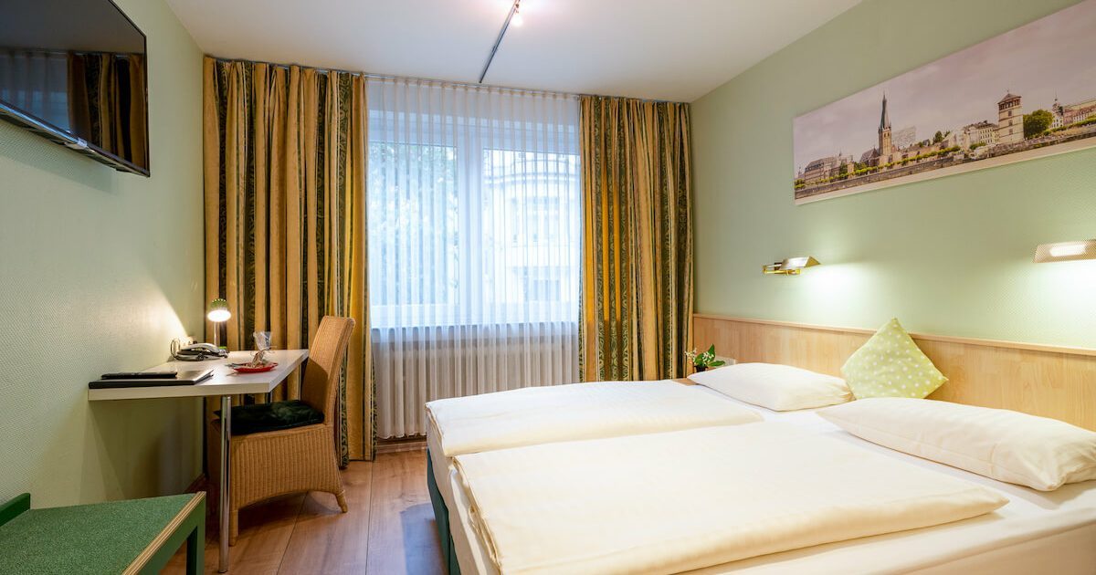 Ansprechende Doppelzimmer in Düsseldorf Oberkassel | Hotel Arosa